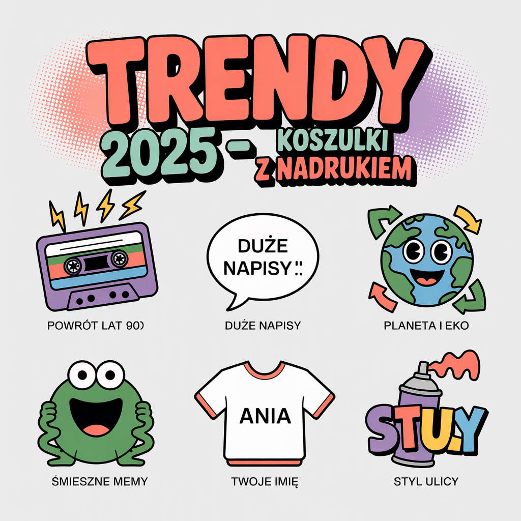 Trendy 2025: jakie nadruki będą modne w tym roku? 